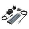 AKASA USB hub Connect 7 IPS 7-Port image 1 | Wifi shop wellnet.sk