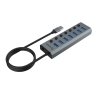 AKASA USB hub Connect 7 IPS 7-Port image 4 | Wifi shop wellnet.sk