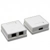 Zásuvka Cat5e STP 2x RJ45 na omietku  obrázok 1 | Wifi shop wellnet.sk