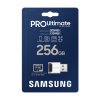 Samsung PRO Ultimate/micro SDXC/256GB/UHS-I U3 / Class 10/+ Adaptér/Modrá image 2 | Wifi shop wellnet.sk