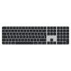 Apple Magic Keyboard Numeric Touch ID/Bezdrátová Bluetooth/IE layout/Černá obrázok | Wifi shop wellnet.sk