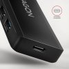 AXAGON HUE-C1A, 4x USB 5Gbps TRAVEL hub, USB-C napájecí konektor, kabel USB-A 19cm image 3 | Wifi shop wellnet.sk