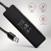 AXAGON HUE-C1A, 4x USB 5Gbps TRAVEL hub, USB-C napájecí konektor, kabel USB-A 19cm image 4 | Wifi shop wellnet.sk