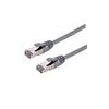 Kabel C-TECH patchcord Cat6a, S/FTP, šedý, 2m náhľad | Wifi shop wellnet.sk