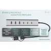 i-tec USB-C/USB-A Charging Metal HUB 7 Port (3x USB-C, 4x USB-A) image 5 | Wifi shop wellnet.sk