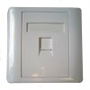 WALL plate SA s rámčekom pre 1keystone (80 x 80) obrázok 1 | Wifi shop wellnet.sk