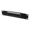 10" patch panel DIGITUS UTP, Cat 5e, 08 portov obrázok 1 | Wifi shop wellnet.sk