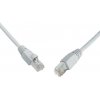 SOLARIX Patch kábel, CAT5E, SFTP, PVC 0,5m, šedý