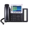 Grandstream GXP2160, VoIP telefón, 4,3", 6x SIP účet, HD audio, 6 program.tlačítka, 2x GLAN, PoE