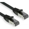 OXnet patch kábel CAT5E, FTP, PVC, AWG24, 100MHz, 0.25m, čierny