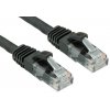 OXnet patch kábel CAT5E, UTP, PVC, AWG24, 100MHz, 1m, čierny