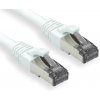 OXnet patch kábel CAT5E, FTP, PVC, AWG24, 100MHz, 0.25m, biely