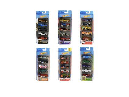 Hot Wheels Sada 5 kusů