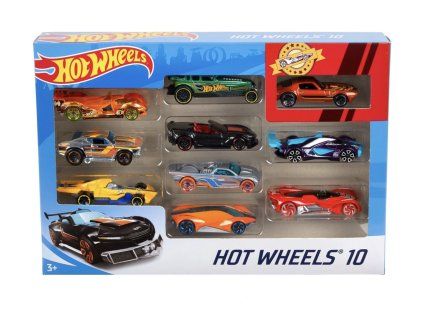 Hot Wheels Sada 10 kusů