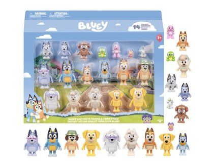 Bluey Velka Sada Figurek