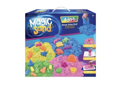 Sada třpytivých písků Magic Sand 4 v 1