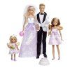 Dárková sada pro svatební panenky Barbie, sada 4 kusů