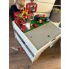 Dětský herní stůl na LEGO a DUPLO s úložným prostorem – malý