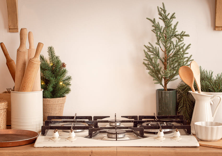Jak uspořádat kuchyň na Vánoce