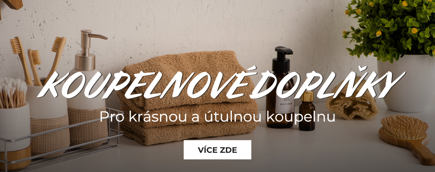 Kvalitní koupelnové doplňky