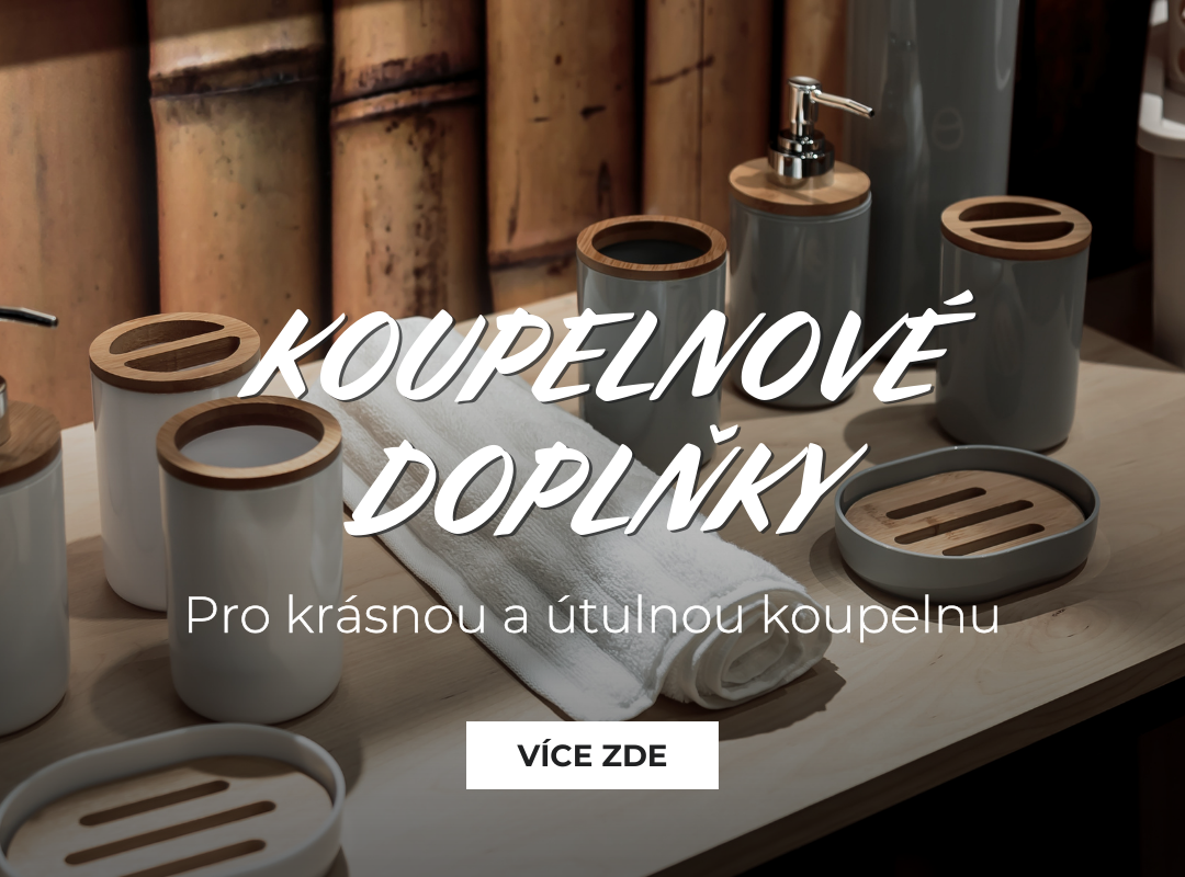 Kvalitní koupelnové doplňky