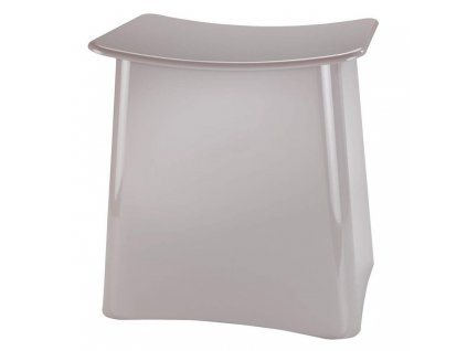 Koupelnová stolička s úložným prostorem na prádlo PLUS, taupe