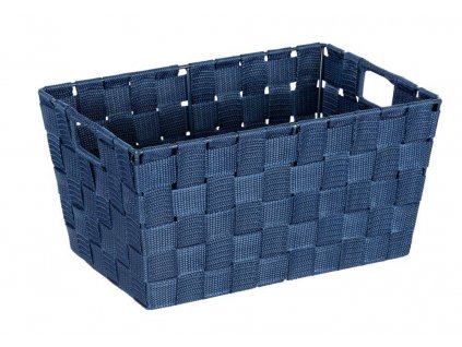 Koupelnový košík ADRIA SQUARE, modrý