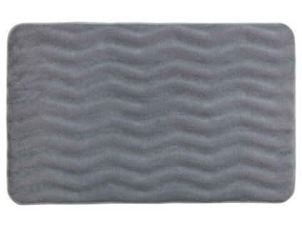 Koupelnová předložka PREMIUM WAVE, Memory foam, šedá barva