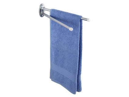 Držák na ručníky BASIC, nerezová ocel, dvojitý