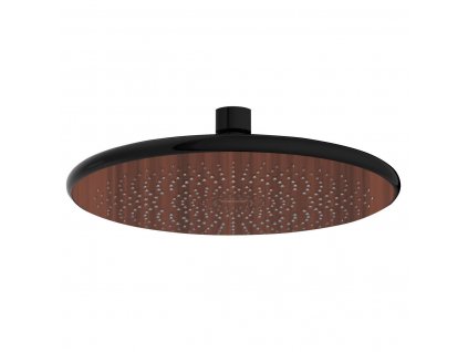 Hlavová sprcha s funkcí úspory vody, černá, Ø 25 cm, WENKO