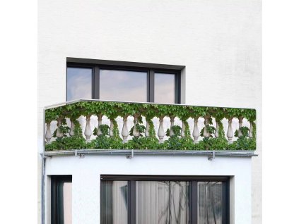Balkonový kryt Ivy Fence, 5 m x 85 cm, vícebarevný