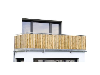 Balkonový kryt s bambusovým vzorem, 5 m x 85 cm