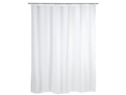 Textilní sprchový závěs PEVA, bílý, 120 x 200 cm