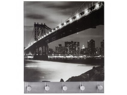 Skleněná magnetická tabule MANHATTAN BRIDGE, 30 x 34 cm