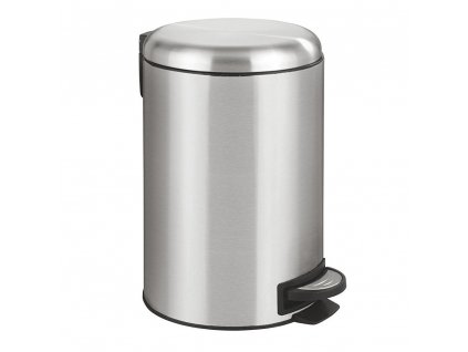 Koupelnový koš na odpadky, LEMAN, 12 l, Easy Close, nerezová ocel