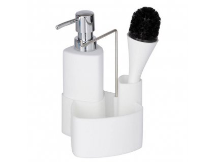 Kuchyňská sada na mytí nádobí EMPIRE WHITE, bílá, 4v1