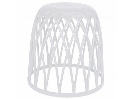 Bílý koš na prádlo, 2v1