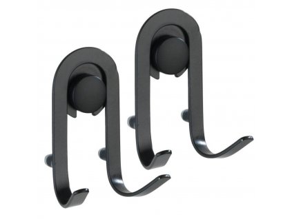 Sada koupelnových háčků CLASSIC PLUS, černá barva