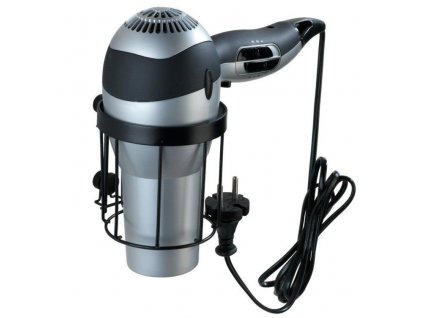 Černý držák na fén CLASSIC PLUS