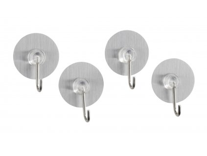 Sada koupelnových háčků, Static-Loc, 4 ks