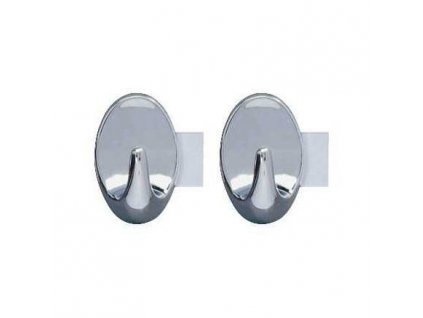 Koupelnové háčky STRIP IT MAXI, chrom, 2 ks