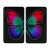 Skleněné ochranné kryty na sporák BUTTERFLY BY NIGHT, 2 ks