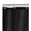 Černý sprchový závěs, 180x200 cm