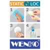 Nástěnný koupelnový háček UNO, Static-Loc