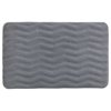 Koupelnová předložka PREMIUM WAVE, Memory foam, šedá barva