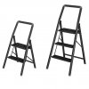 Skládací schůdky, černá barva