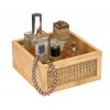 Organizér na kosmetiku ALLEGRE BAMBOO, 15 x 7 x 15 cm, bambus, WENKO