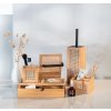 Úložný box na drobnosti s víkem ALLEGRE BAMBOO, 9 x 9 x 9 cm, WENKO