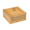 Úložný box na kosmetické doplňky ALLEGRE BAMBOO, 15 x 7 x 15 cm, WENKO