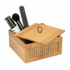 Úložný box na kosmetické doplňky ALLEGRE BAMBOO, 15 x 7 x 15 cm, WENKO